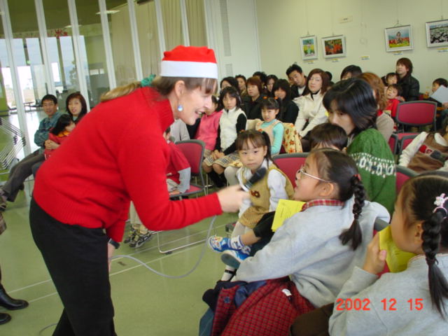 Dream Snowを読んでもらっています