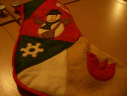 クリスマスの教室の写真