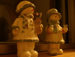 クリスマスの教室の写真