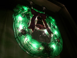 クリスマスの教室の写真