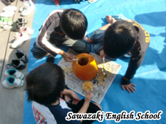 ハロウィン・カボチャカービング