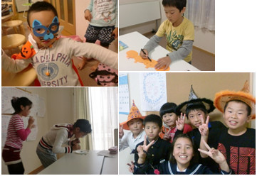 ハロウィンレッスンの様子