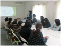 入試説明会の様子