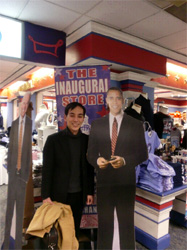 オバマ大統領と記念撮影？