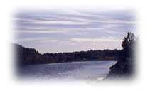 家の近所を流れるラリタン川です