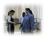 左が先生です。すごくラテンな方でした（笑）